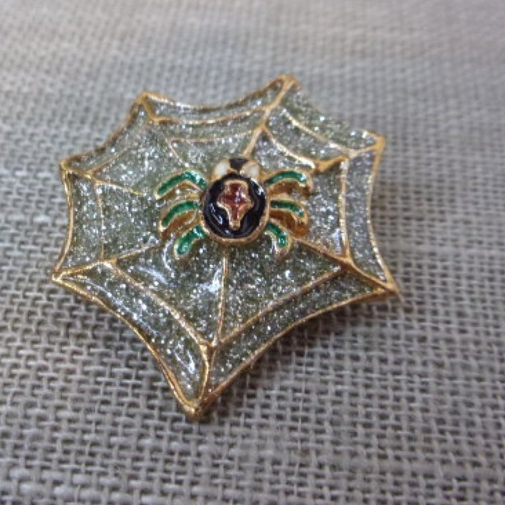 Halloween Novelty Spider Web Pin